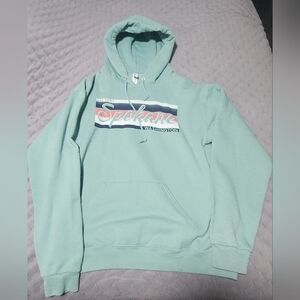 Jersees Spokane Graphic Hoodie - Mint Green Womens's Pullover
